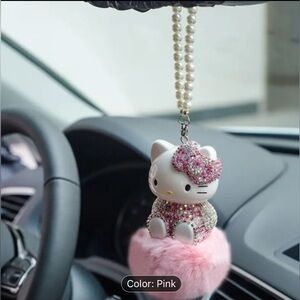 Hello Kitty Pink Car Hanging Ornament